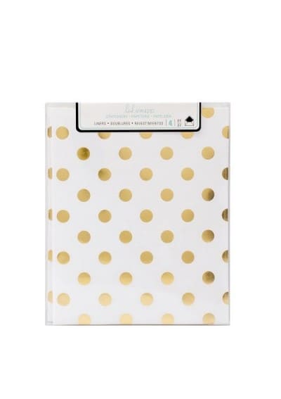 Liners - HS - Stationery - A2 - Gold Dot