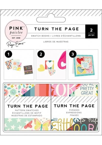 TURN THE PAGE - 2X2 PAPER PAD - SWATCH BOOK - (72 PIECE)