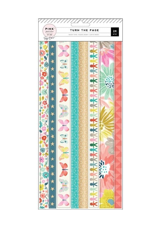 TURN THE PAGE - WASHI BOOKLET - (3 SHEETS)