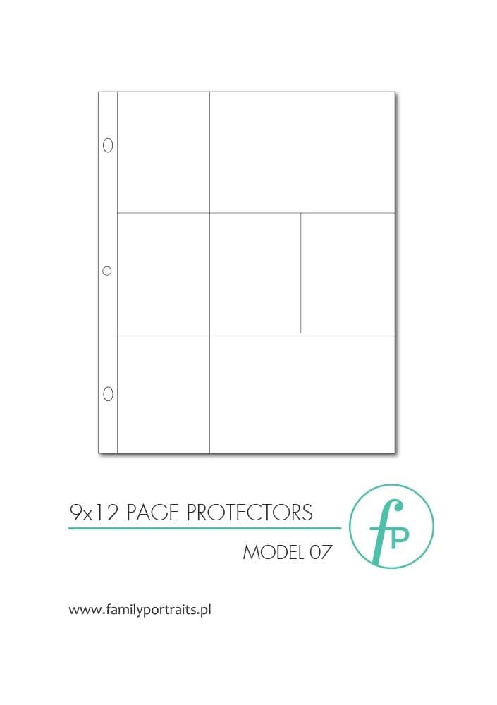 PAGE PROTECTORS 9x12 / MODEL 07