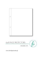 PAGE PROTECTORS 6x8 / MODEL 01