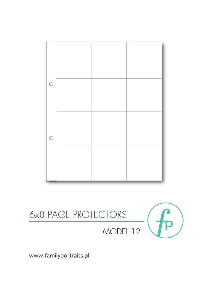 PAGE PROTECTORS 6x8 / MODEL 12