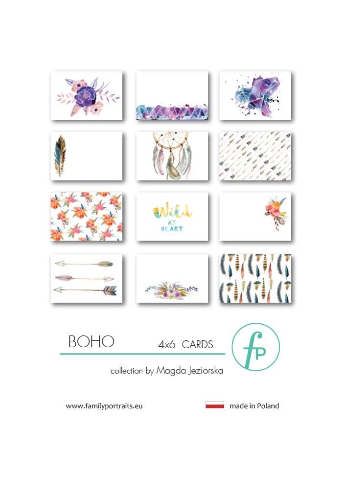 BOHO / 4X6 CARDS
