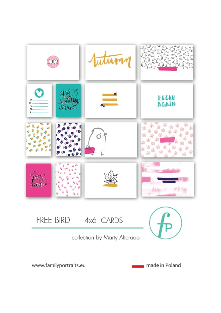 FREE BIRD / 4x6 CARDS