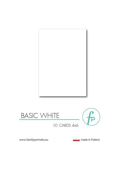 4X6 CARDS / WHITE (10 pcs)